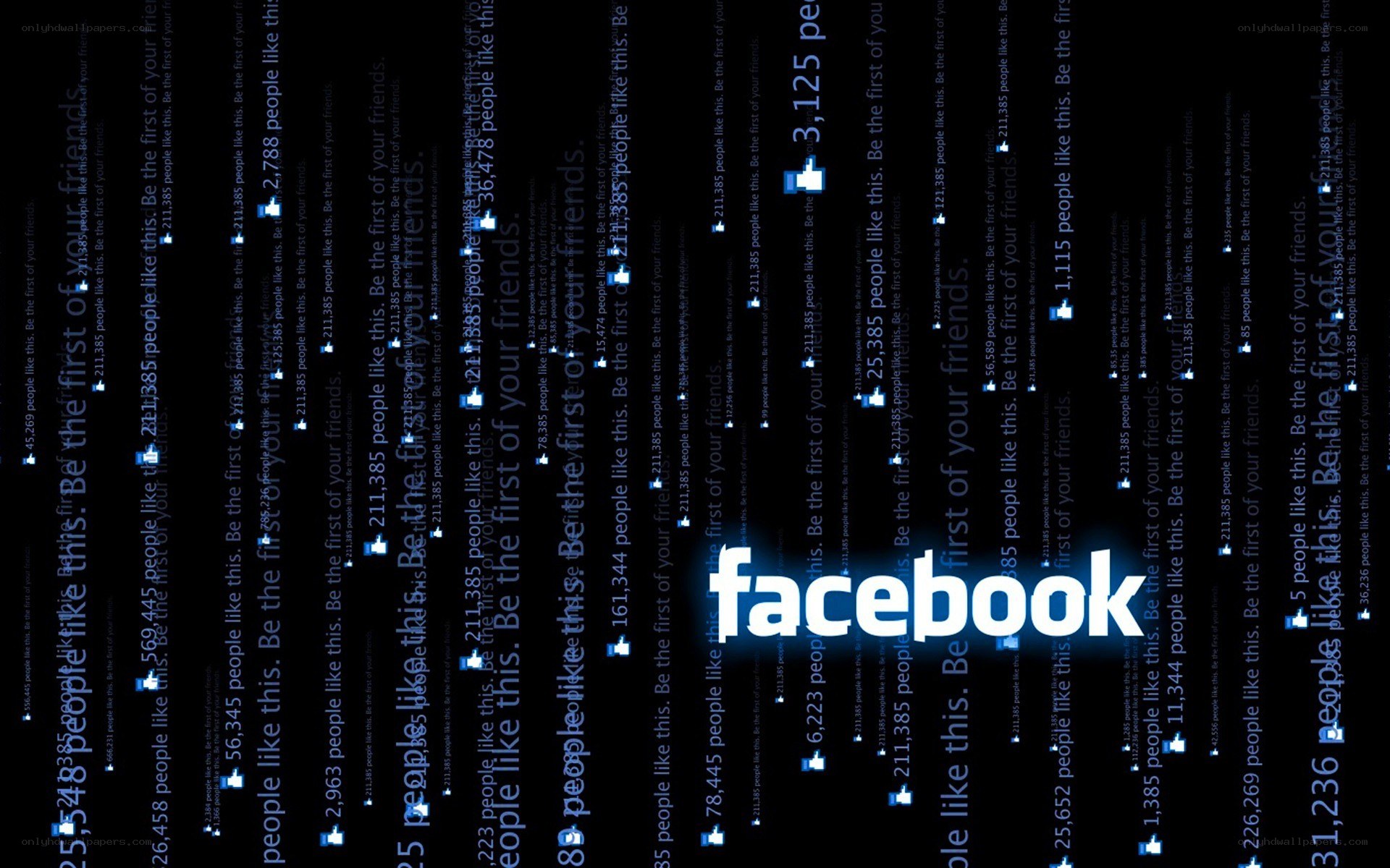 Facebook logo with text
