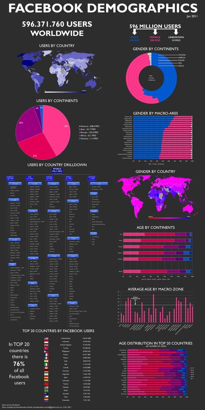 Facebook user demographics