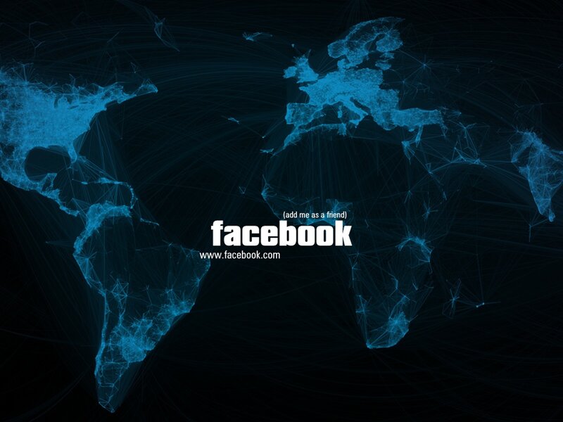 Facebook world map design