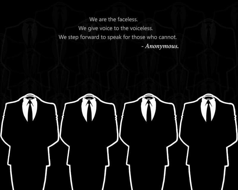 faceless advocates
