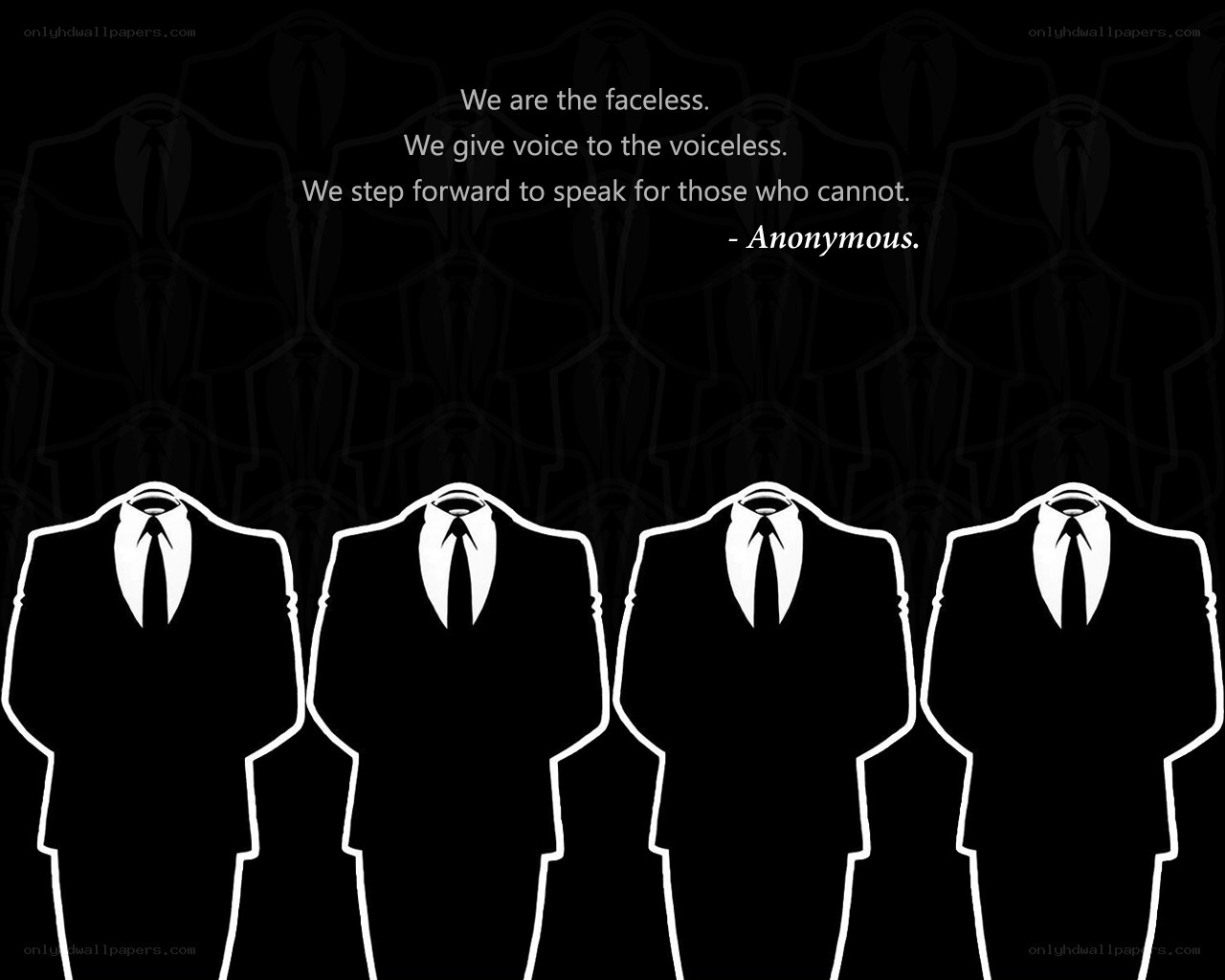 faceless advocates