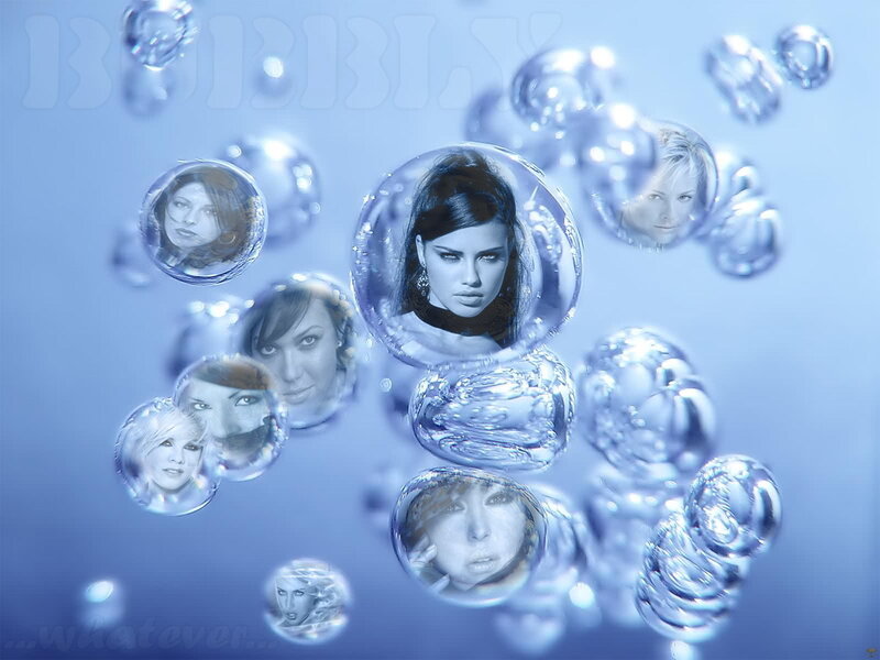 Faces in Bubbles Artwork