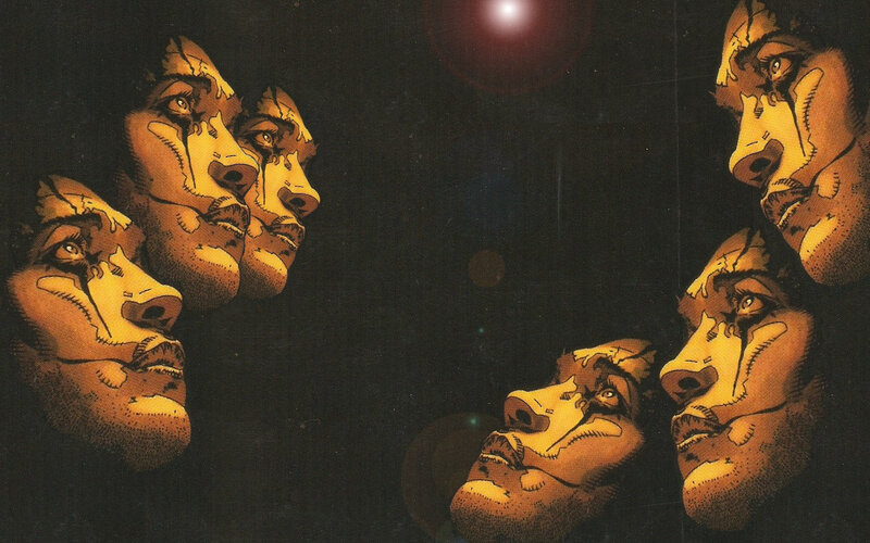 Faces in the dark