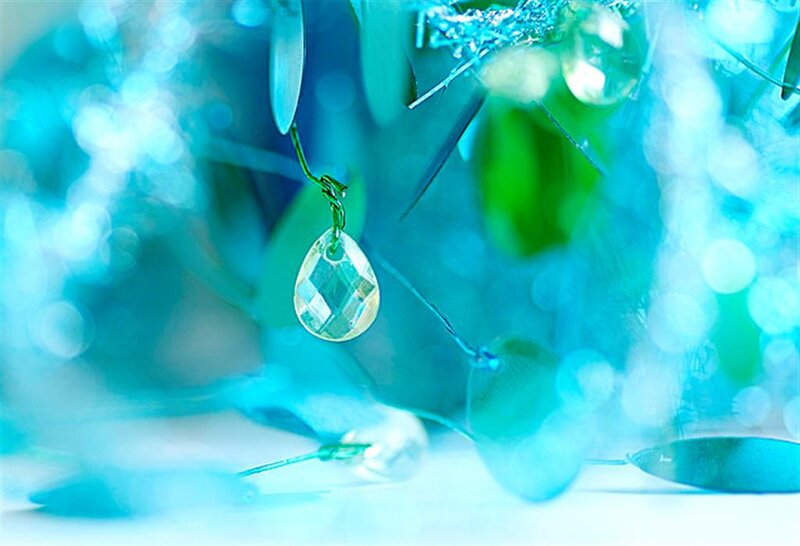 Faceted Glass Ornament