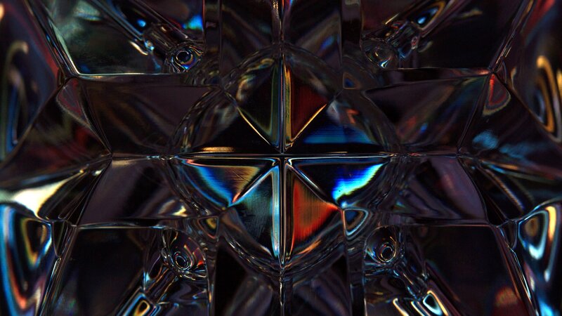 Faceted Glass Surface