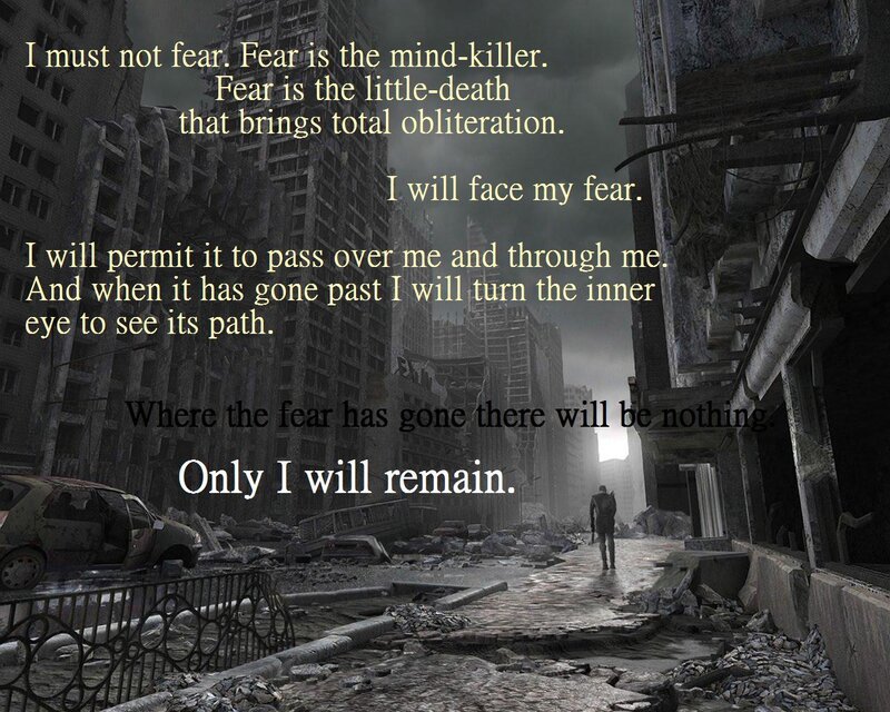 facing fear in ruins