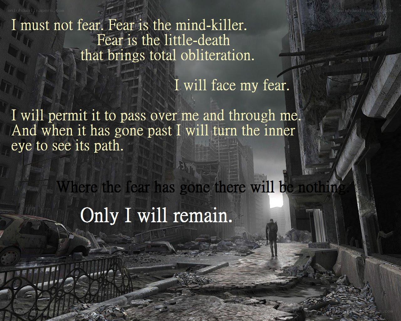 facing fear in ruins