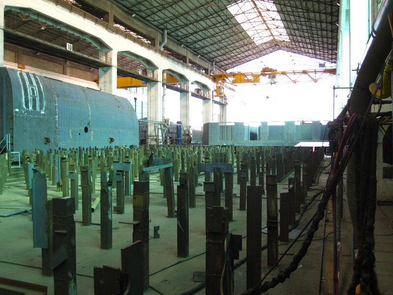 Factory assembly floor