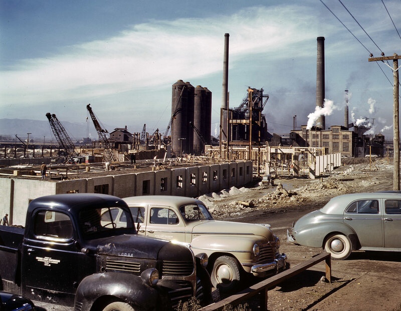 Factory construction site