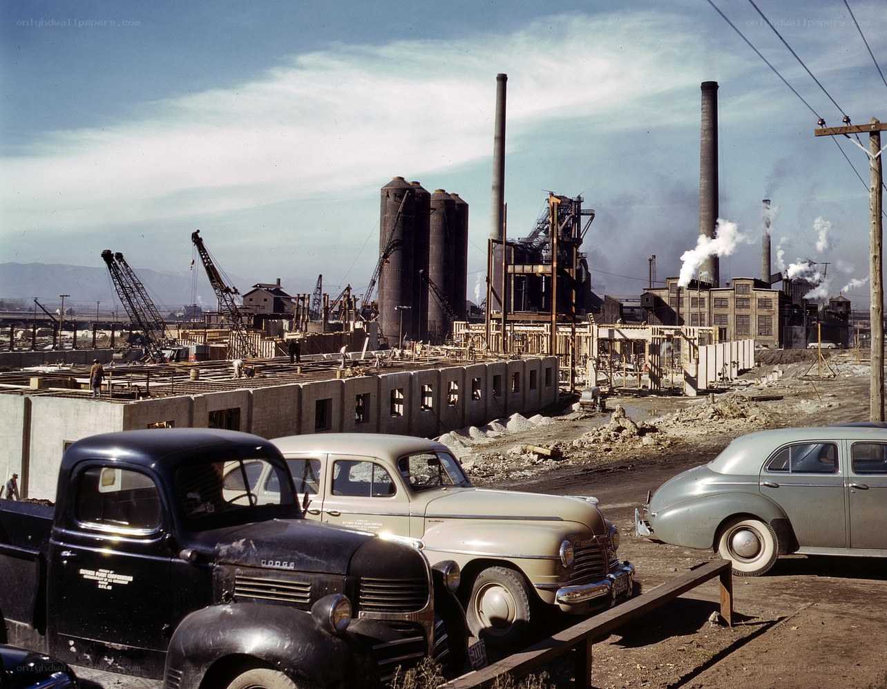 Factory construction site