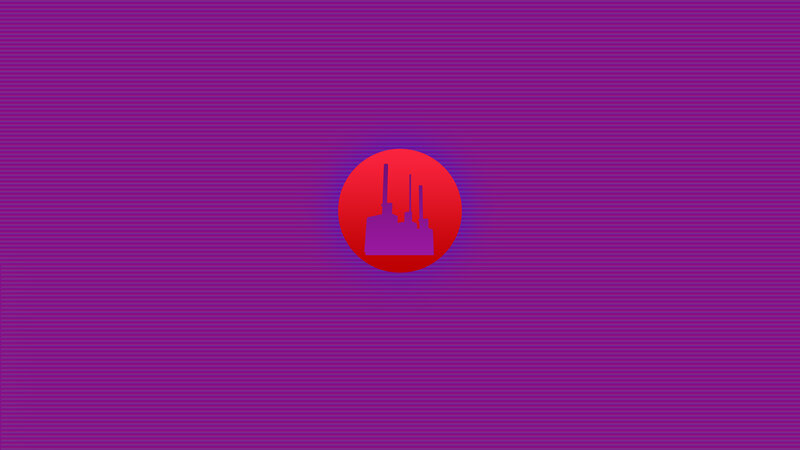 Factory Silhouette Icon