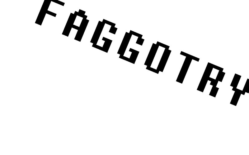 FAGGOTRY text logo