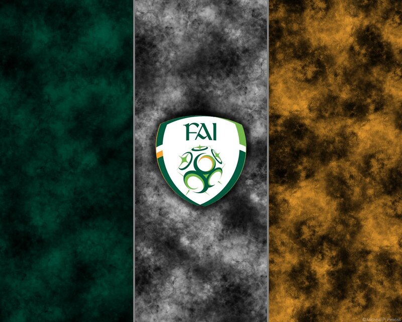FAI crest on flag background