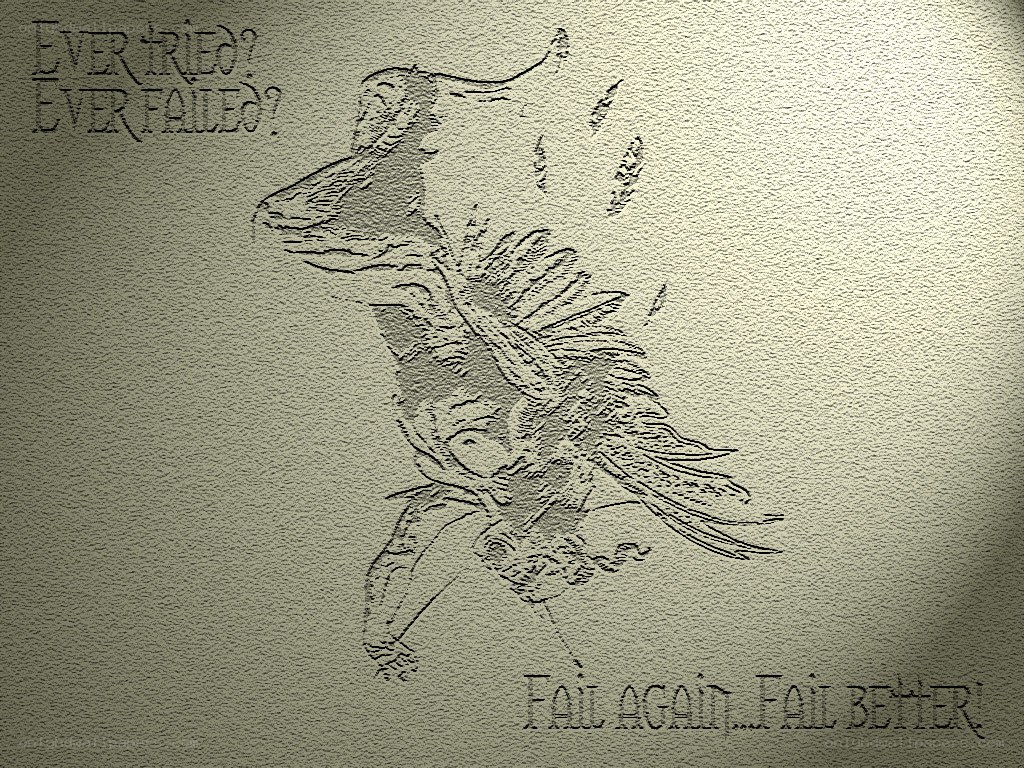 fail again fail better