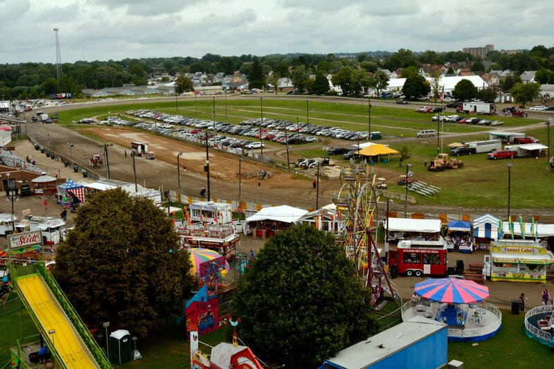 Fairground with Rides