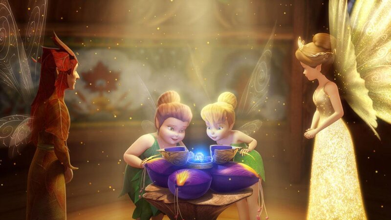 fairies around a glowing orb