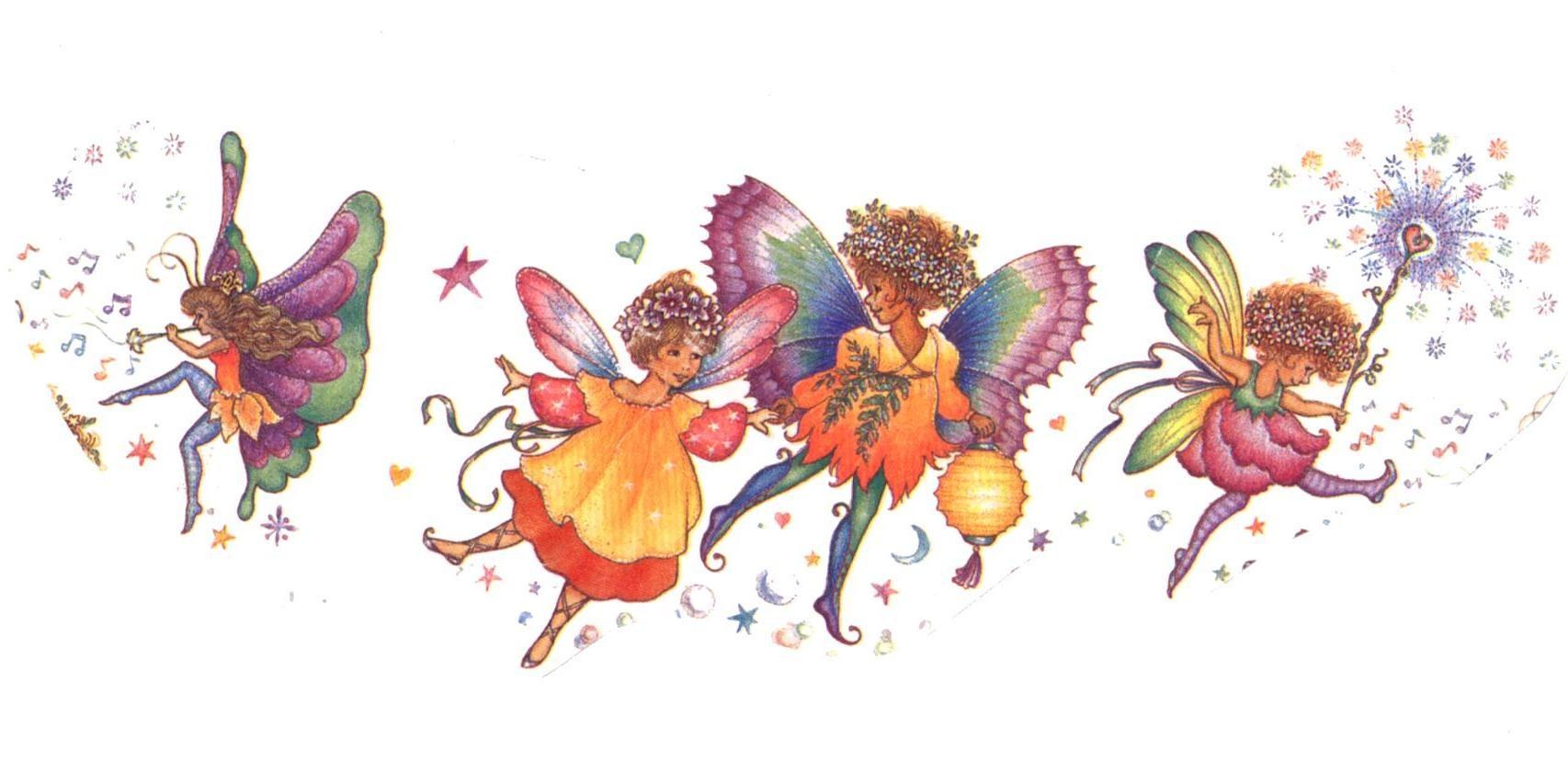 fairies dancing in a whimsical scene