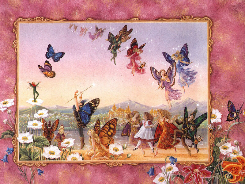 Fairies Dancing in Field