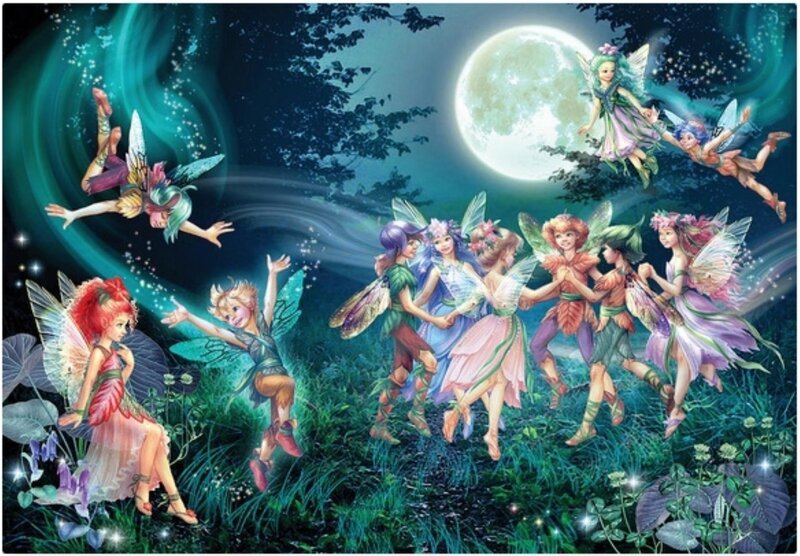 Fairies Dancing in Forest