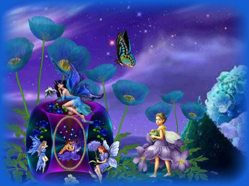 Fairies in a Dream Garden