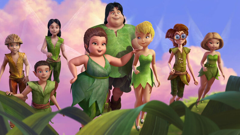 Fairies in a Field — Green