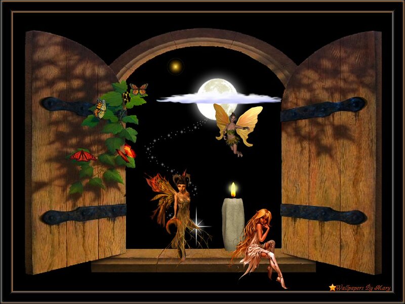 Fairies in a Window