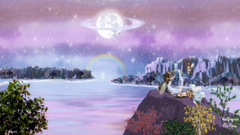 Fairies on a Cliff