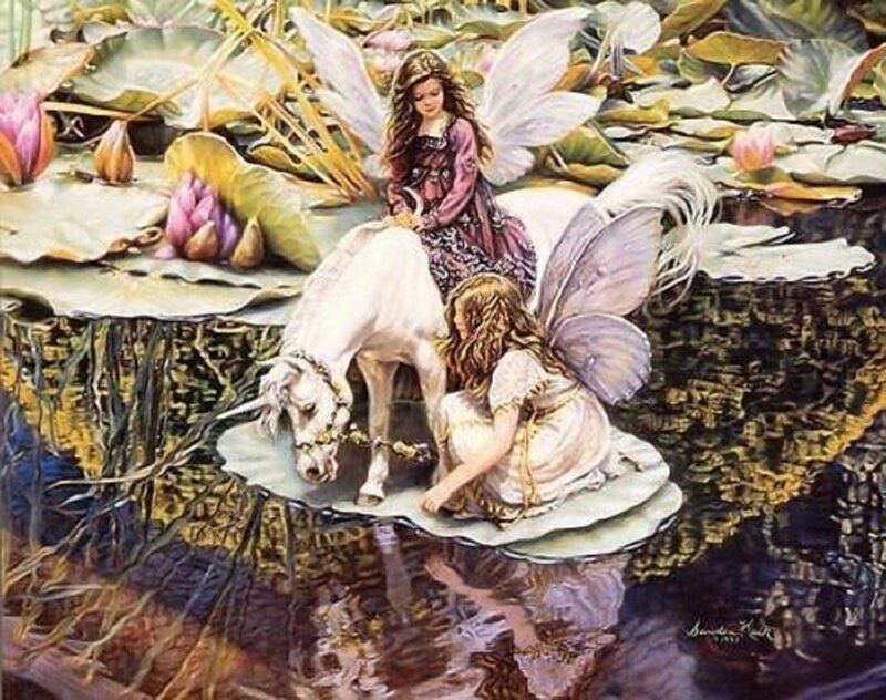 Fairies on a Unicorn