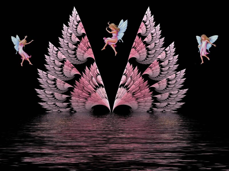 Fairies with Pink Wings