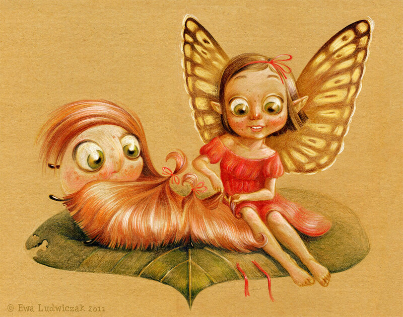 Fairy and Caterpillar