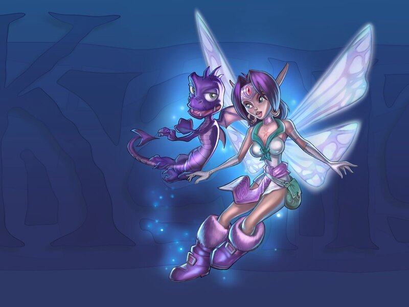 fairy and dragon companion