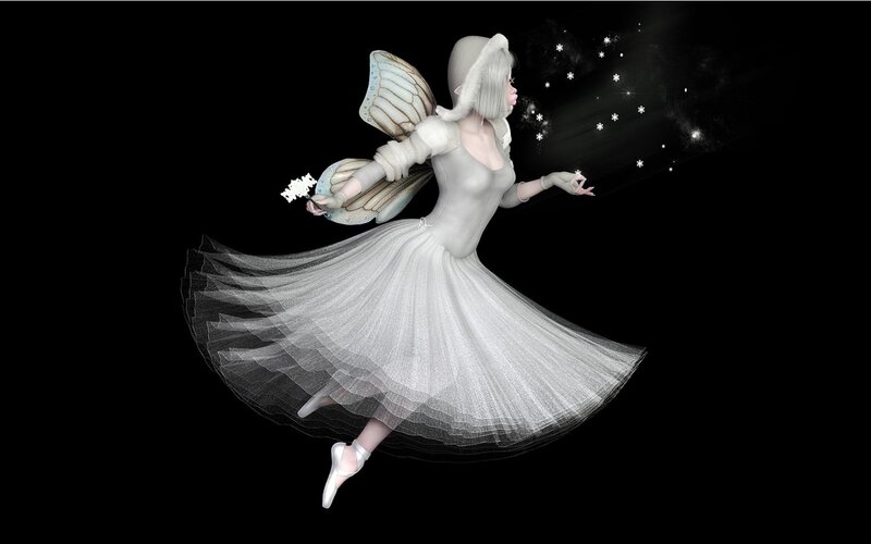 Fairy Ballerina in White