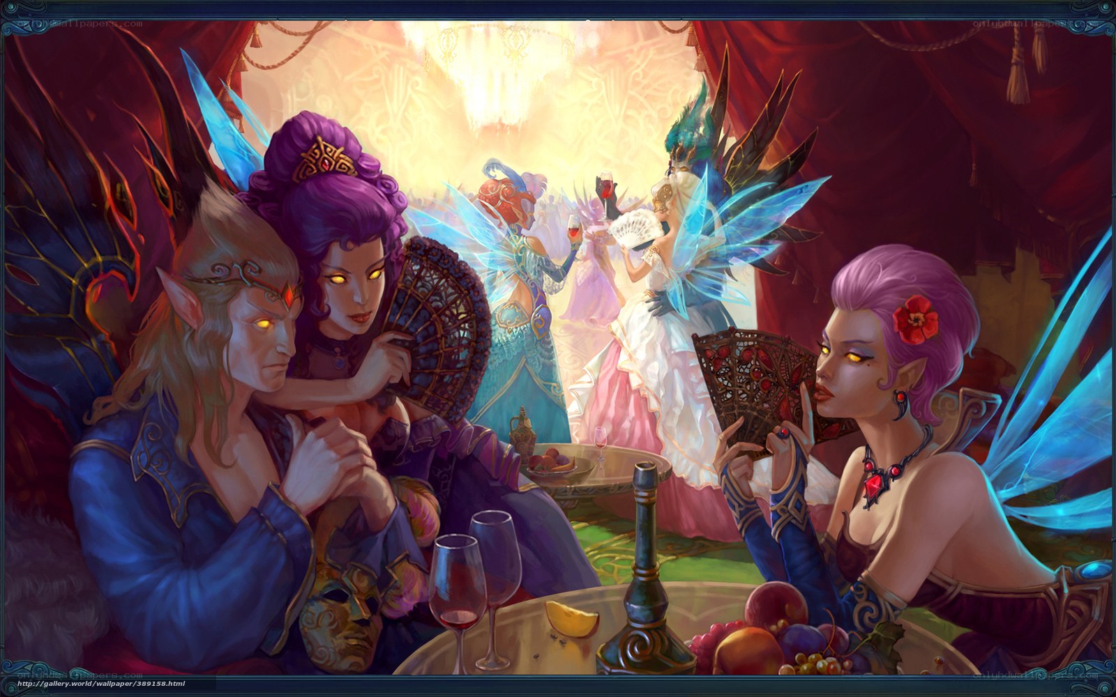 Fairy banquet scene
