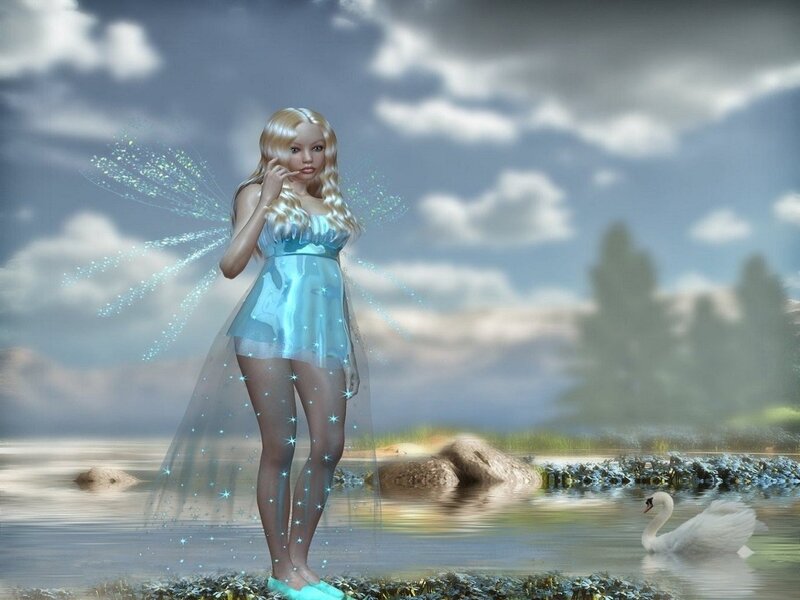 fairy by the lake