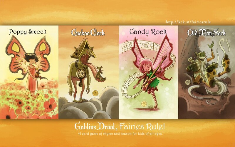 Fairy card game characters