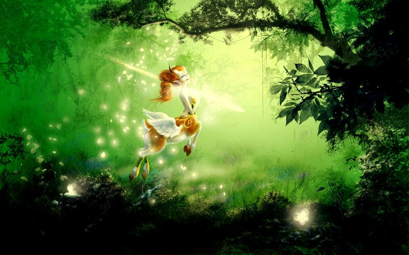 Fairy Centaur in Forest
