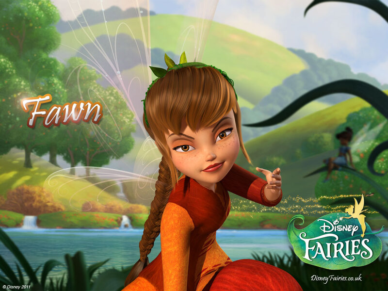 Fairy Character Fawn — Green, Serene