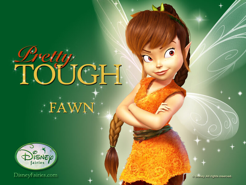 Fairy Character Fawn — Green