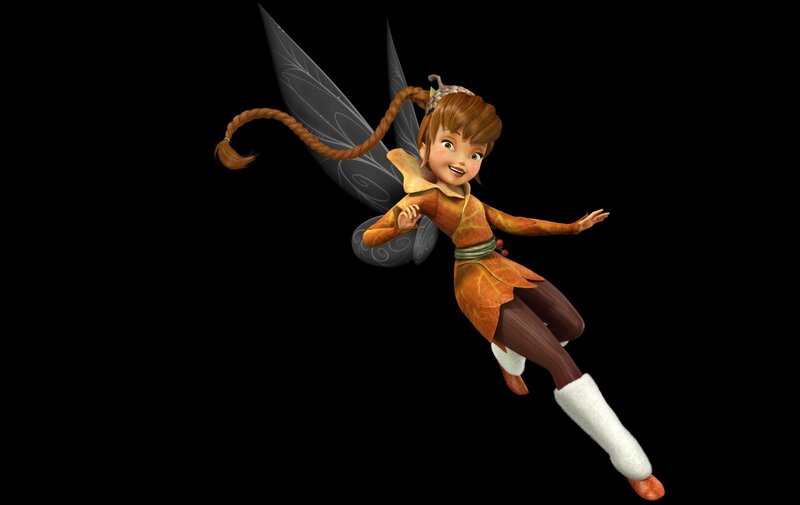 Fairy Character in Flight — Brown