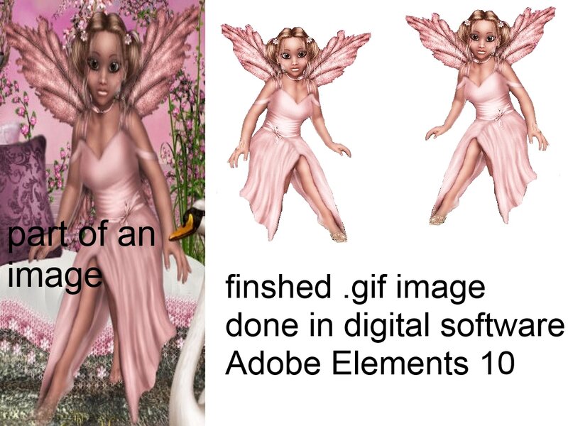 Fairy Character in Pink Dress — Playful