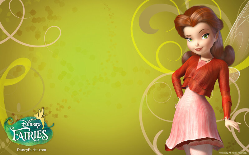 Fairy Character in Red and Pink