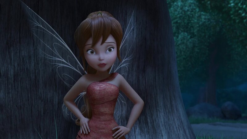 Fairy Character in Red Dress — Brown
