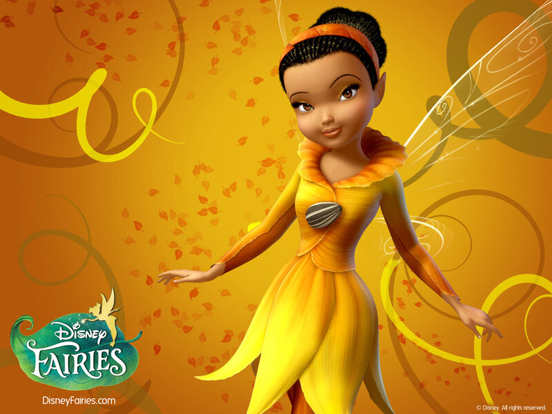 Fairy Character in Yellow Dress — Playful