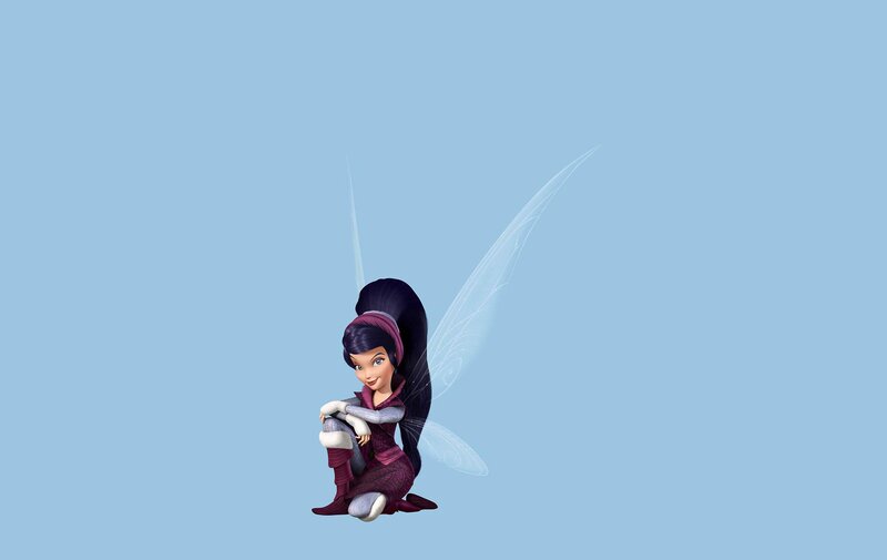 Fairy Character Sitting — Blue