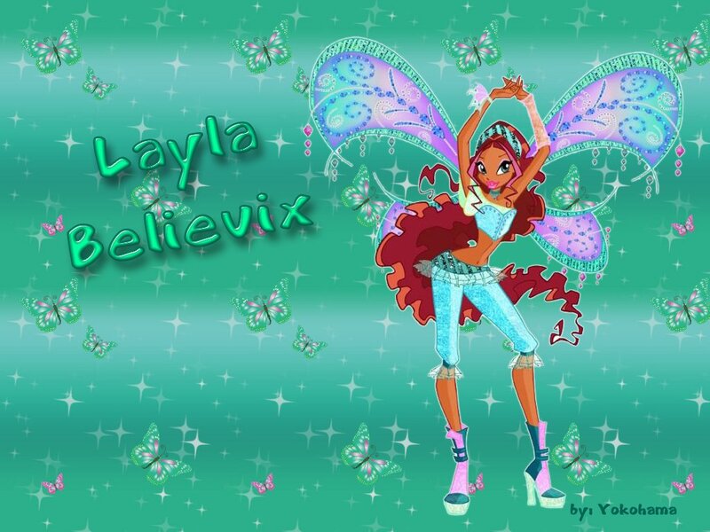 Fairy Character with Butterfly Wings