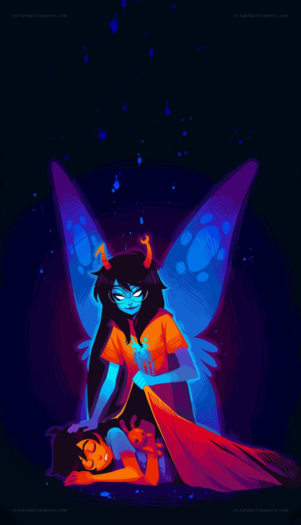 fairy character with child