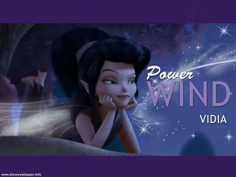 Fairy Character with Dark Hair — Purple
