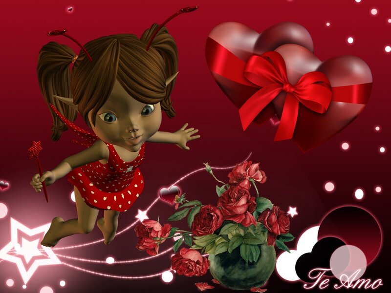 Fairy Character with Roses