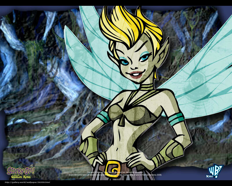 Fairy Character with Wings — Green, Dramatic, Digital Art