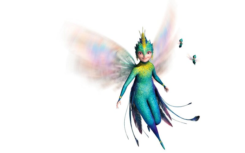 Fairy Character with Wings — Green, Playful